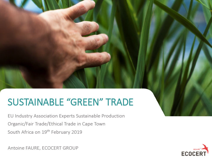 Sustainable Green Trade Antoine Faure 1